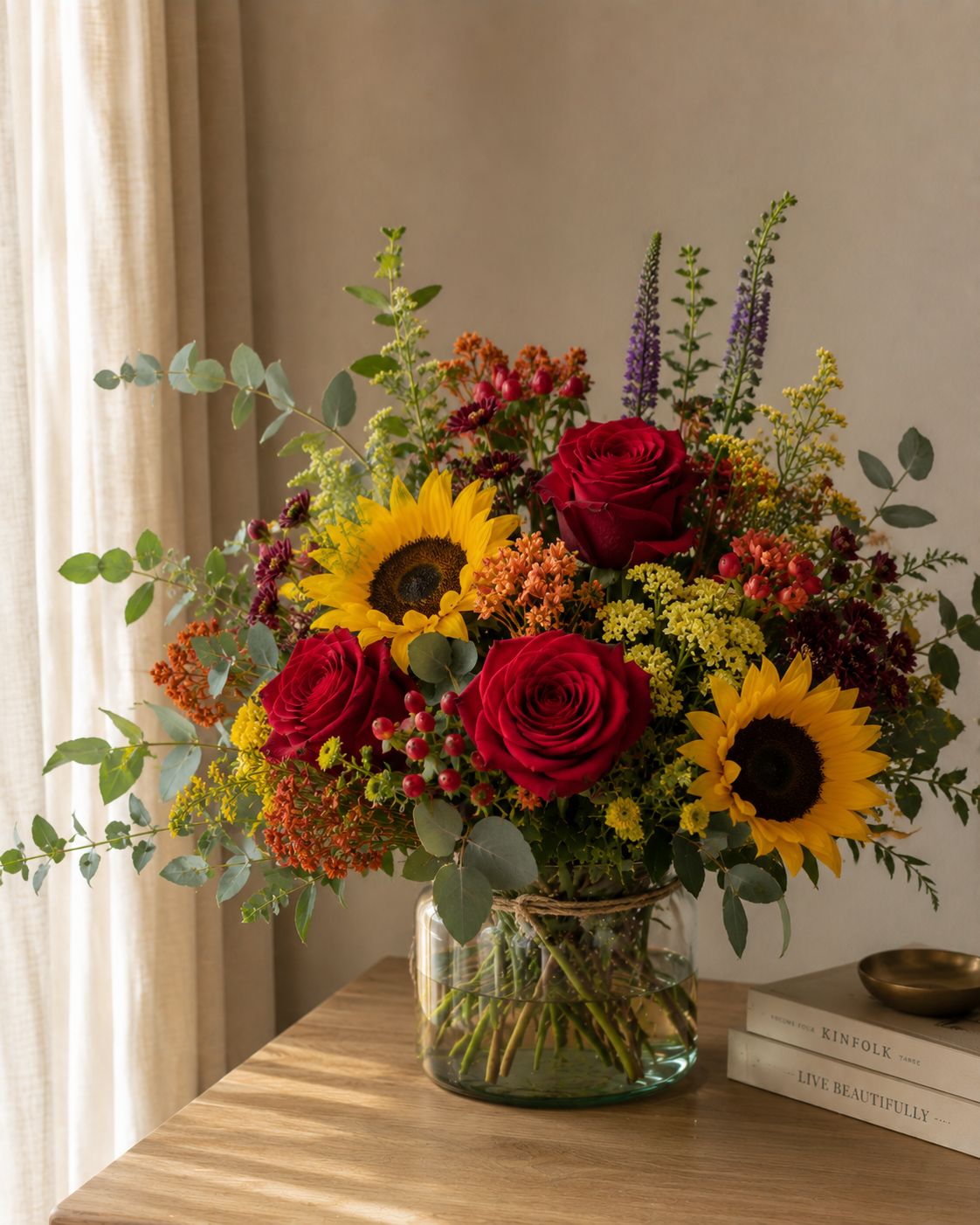 Composition in a vase
