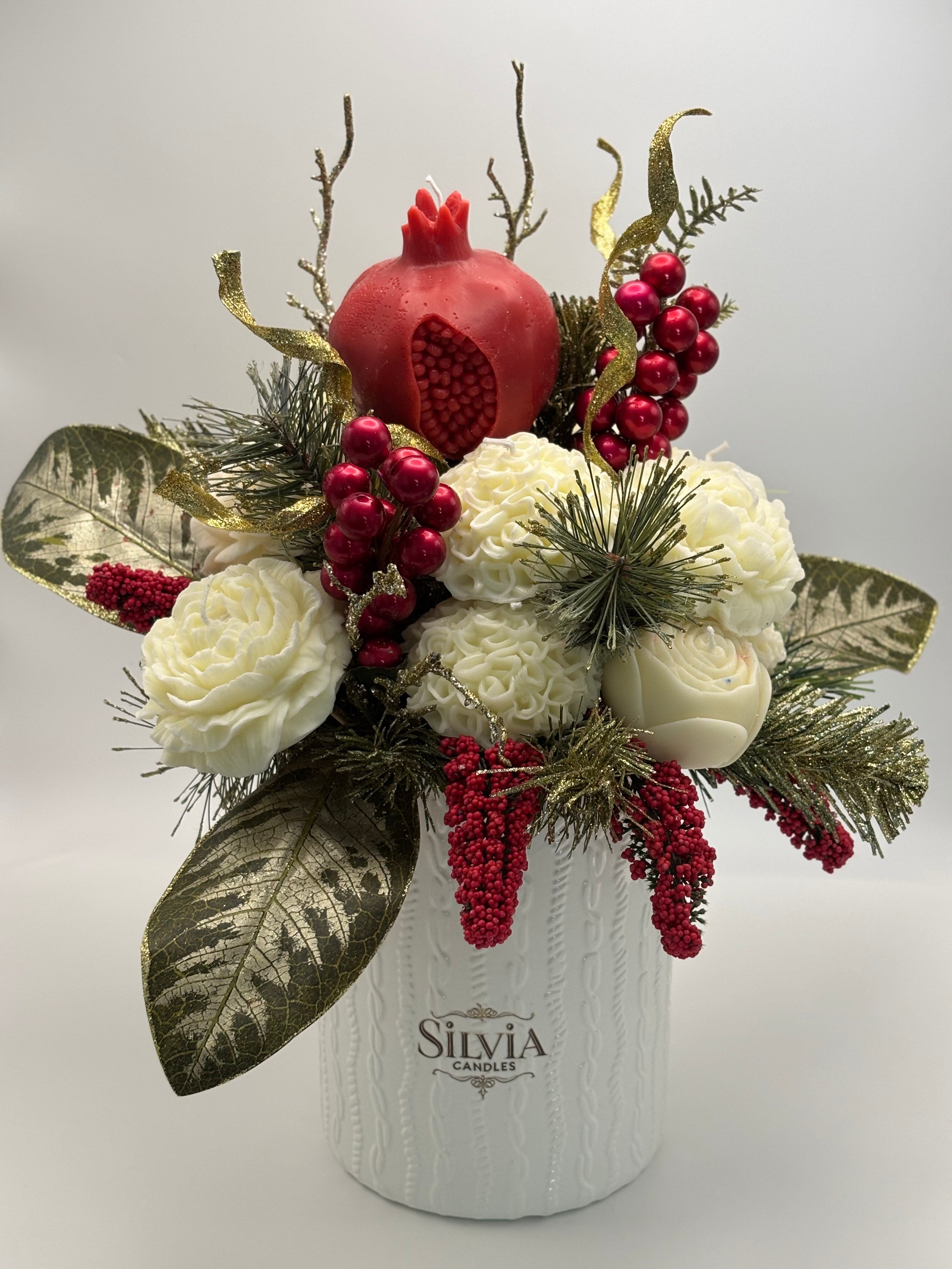 Silvia Candles Red