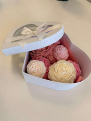 Handmade Rose-Shaped Candles