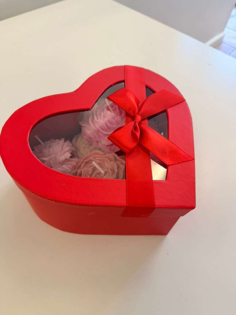 Handmade Rose-Shaped Candles