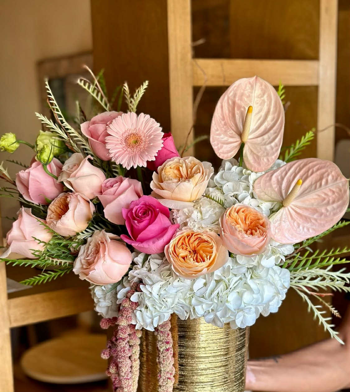 Golden Sunset Arrangement