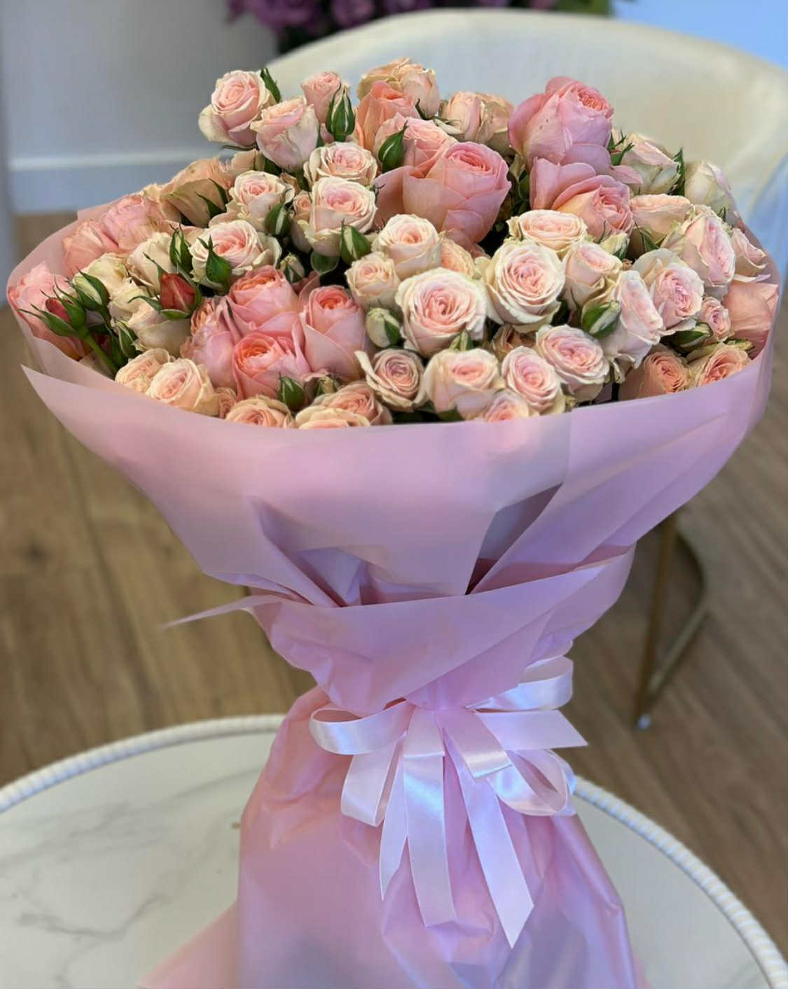 Pastel Romance Spray Roses